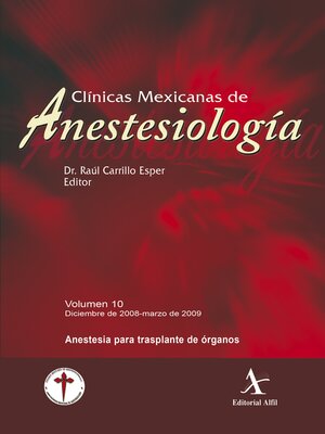 cover image of Anestesia para trasplante de órganos